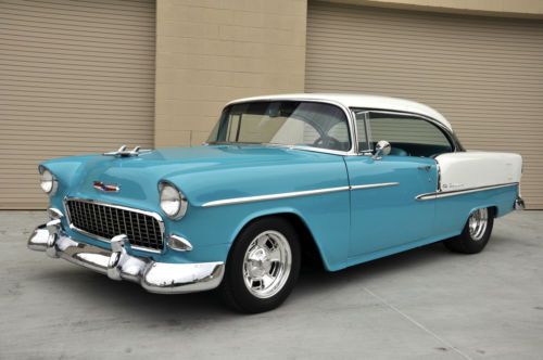 1955 chevrolet bel air show car 540ci merlin v8 beautiful rotisserie restoration