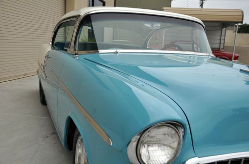 1955 Chevrolet Bel Air SHOW CAR 540CI MERLIN V8 BEAUTIFUL ROTISSERIE RESTORATION, US $65,500.00, image 5