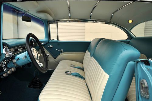 1955 Chevrolet Bel Air SHOW CAR 540CI MERLIN V8 BEAUTIFUL ROTISSERIE RESTORATION, US $65,500.00, image 15