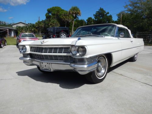 1964 cadillac deville base convertible 2-door 7.0l