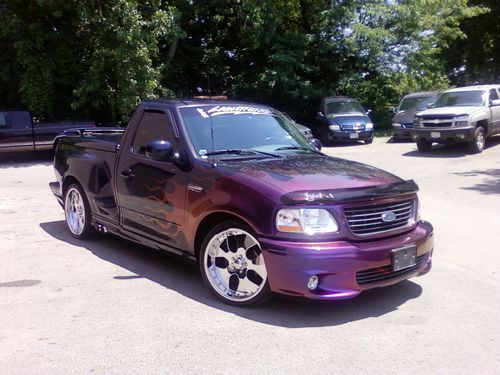 2002 svt lightning 8448 miles, very rare true blue clearcoat - 1 of 1130