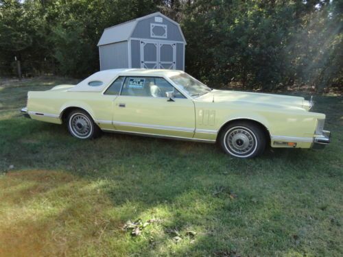 1977 lincoln continental mark v 2 door