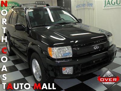 2002(02)infinity qx4 awd blk/blk xen lthr heat moon bose cd chgr save huge!!!