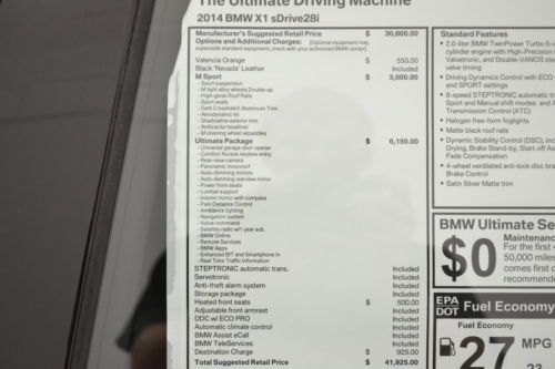 great lease/buy! 14 bmw x1 sdrive 28i m sport ultimate pkg nav camera loaded, image 20