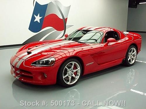 2009 dodge viper srt-10 coupe 600 hp nav viper red 15k texas direct auto