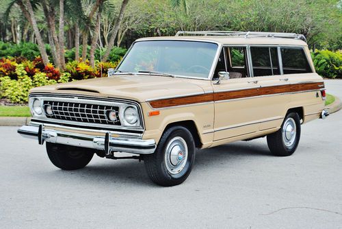 Very rare 401 v-8 auto 77 jeep wagoneer 4x4 1 owner all original must see drive