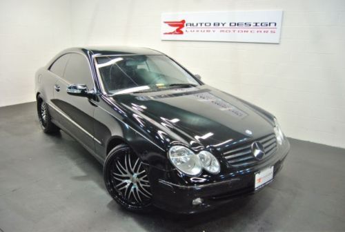 2004 mercedes clk320 coupe - clean carfax! 20" advanti wheels! great condition!