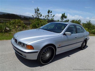 98 540i sport sedan 280hp auto leather sunroof alloy florida carfax financing