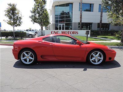 1999 stick shift red tan 360 coupe great service history