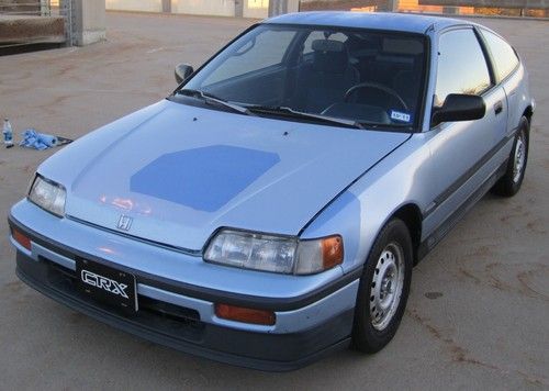 Honda crx hf 5spd from texas, mostly in original condition no reserve rare ef