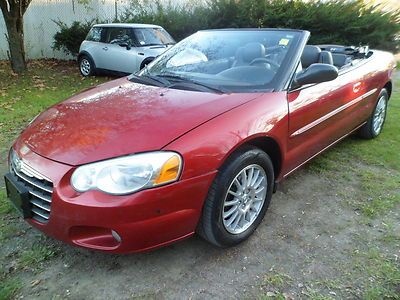 2004 chrysler sebring convertible 2.7liter 6cylinder withicecoldairconditioning