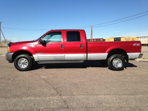 2001 ford f-350 crew cab 7.3 diesel 4x4 long bed xlt great shape no salt history