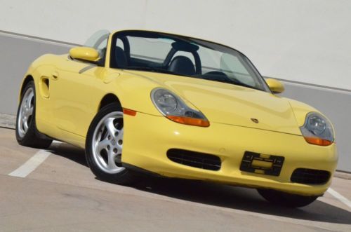 1999 porsche boxster convertible auto 77k low miles yellow/blk clean $499 ship