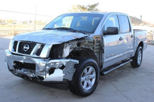 2013 Nissan Titan SV Crew Cab 4WD Damaged Fixer Only 16K Miles Export Welcome!, US $12,950.00, image 2