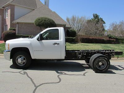 08 silverado 3500 reg cab 4x4 dually 6.6l duramax allison automatic