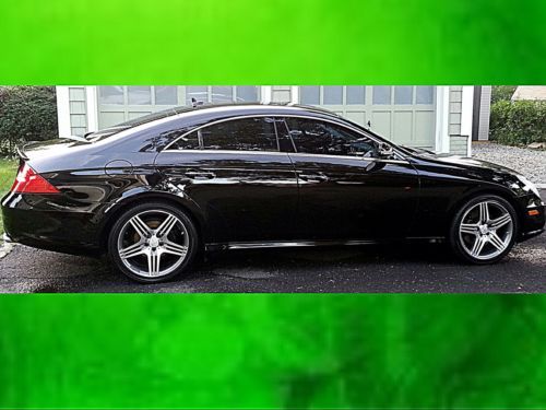 2008 mercedes-benz cls550 5.5, amg sport package black on black cls 550 warranty