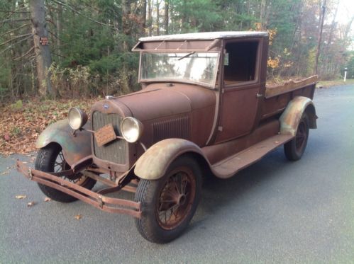 1928 ford model aa express barn find patina
