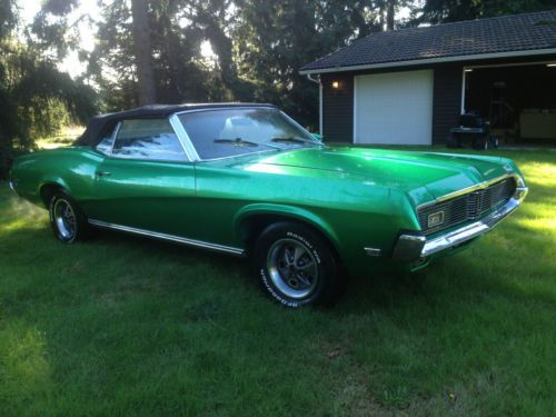 1969 mercury cougar xr-7 convertible. no reserve!!!!