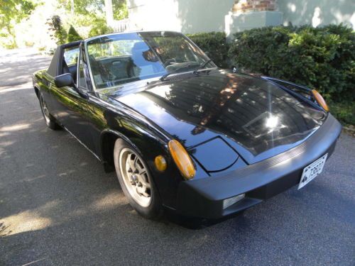 1975 porsche 914 targa - very nice - black