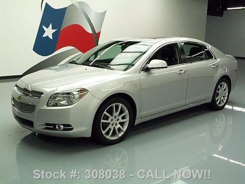 2011 chevy malibu ltz sunroof heated leather bose 38k!! texas direct auto