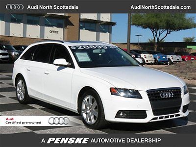 2011 audi a4 avant-leather-sun roof- awd- clean car fax -one owner-certified