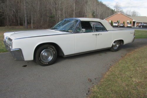 1962 lincoln convertible