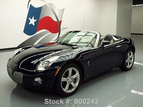 2006 pontiac solstice convertible 5-speed leather 43k!! texas direct auto