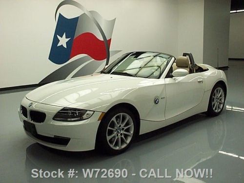 2007 bmw z4 3.0i roadster automatic leather only 49k mi texas direct auto