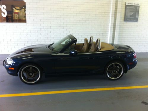 1999 mazda miata mx-5 convertible ground effect kit and rev tech wheels package