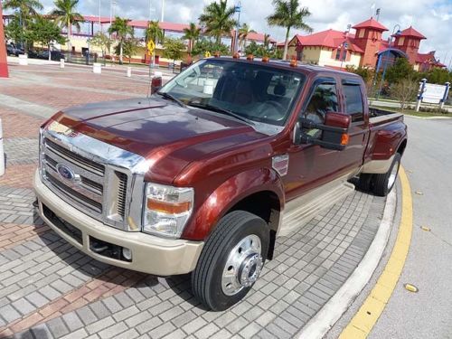 Excellent 2008 f450 king ranch dually diesel crew cab 4x4 - financing available