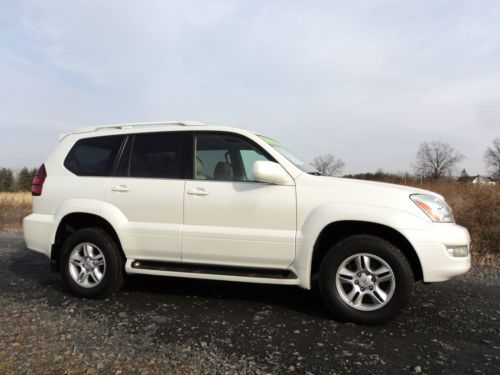 Gorgeous gx470*white/tan*nav*loaded*mint cond.dealer serviced*$18995/offer