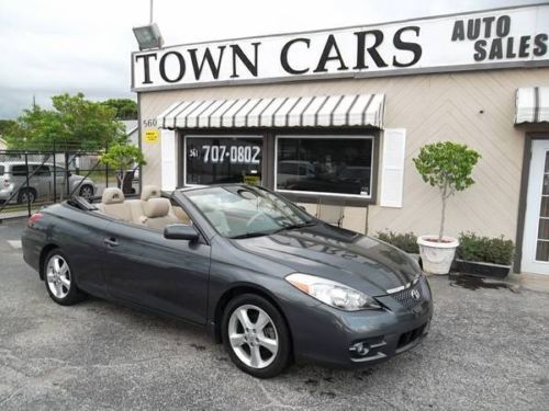 2008 toyota solara sle v6 convertible low miles leather immaculate condition !!