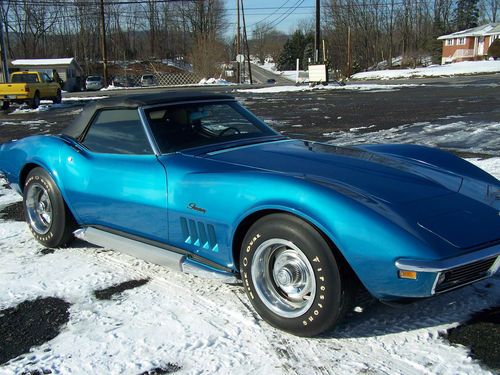 1969 '69 chevrolet corvette convertable 20k miles... true survior... barn find