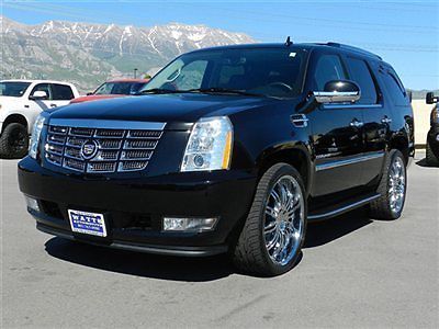 Suv luxury cadillac escalade navigation roof dvd custom wheels tires leather