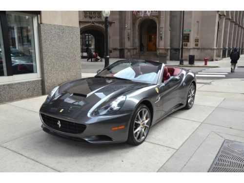 2011 ferrari california grigio over rosso red interior very nice 20&#034; wheels!