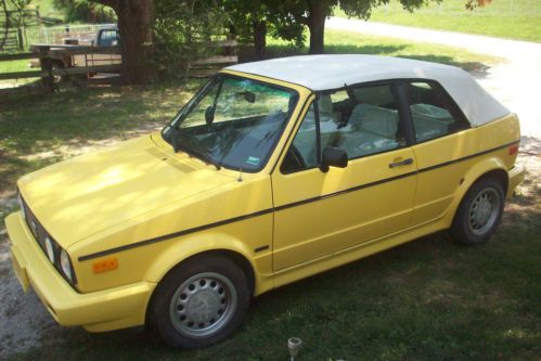 1990 volkswagen cabriolet  convertible 2-door 1.8l