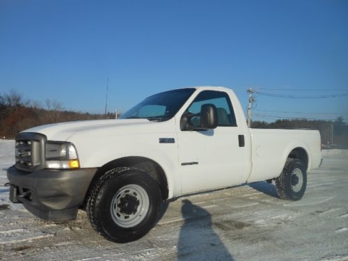 Ford f-350 xl 7.3l powerstroke diesel 2wd pickup truck single cab low miles 2002