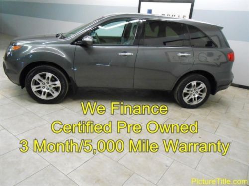 07 acura mdx 4x4 leather sunnroof heated seats warranty finance texas