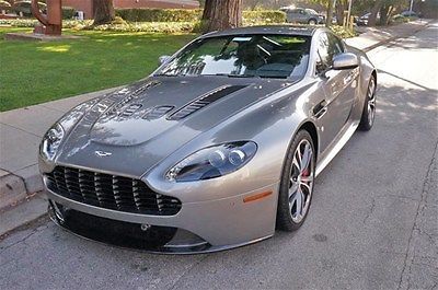 2012 aston martin v12 vantage, tungsten/blk, serviced