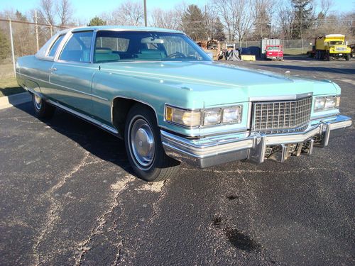 1976 cadillac deville 1 owner 51k original miles runs excellent low reserve