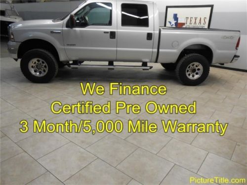 06 f250 lariat 4x4 leather turbo diesel flat screen warranty we finance texas