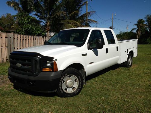 2006 ford f250 f350 crew cab utility service truck 6.0 v8 powerstroke diesel