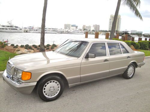 91 mercedes 350sdl turbo diesel*84k orig*1 elderly owner*records*amazing cond*fl