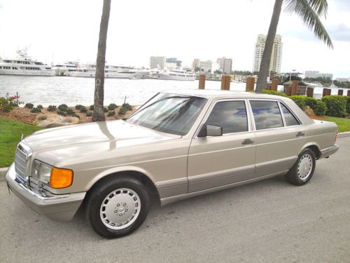 91 mercedes 350sdl turbo diesel*84k orig*1 elderly owner*records*amazing cond*fl