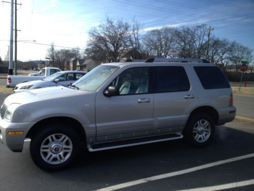 2005 mercury mountaineer, premier sport, leather, tv/dvd, v8 4.6l