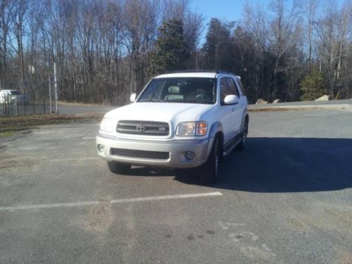 2004 White Toyota Sequoia SR5 Sport Utility 4-Door 4.7L, image 5