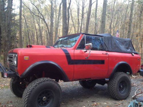 1980 international scout; two door six seat soft top new motor &amp; lots of extras