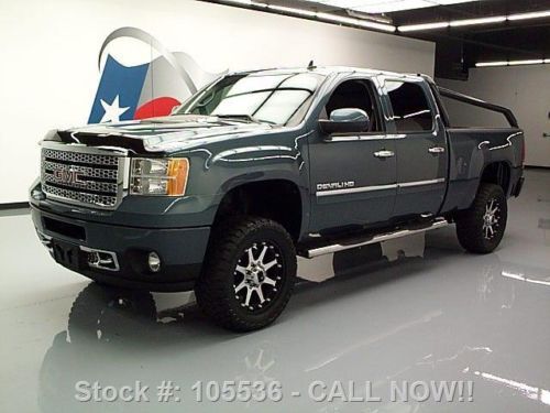 2011 gmc sierra 2500hd denali diesel 4x4 lifted nav 68k texas direct auto