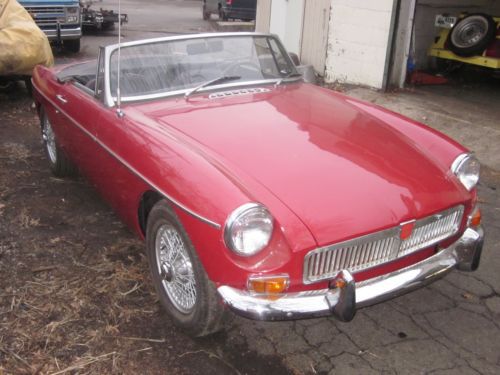 1968 mgb roadster great running classic vintage convertible sports car