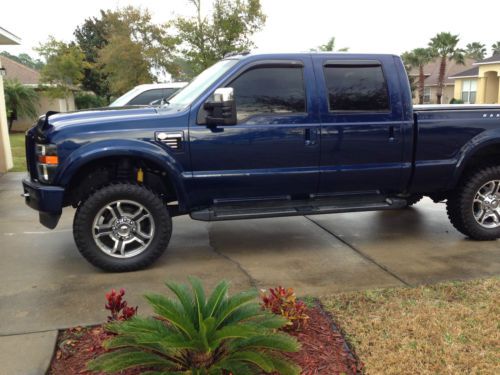 2009 ford f-350 super duty harley-davidson edition crew cab blue diesel 6.4l